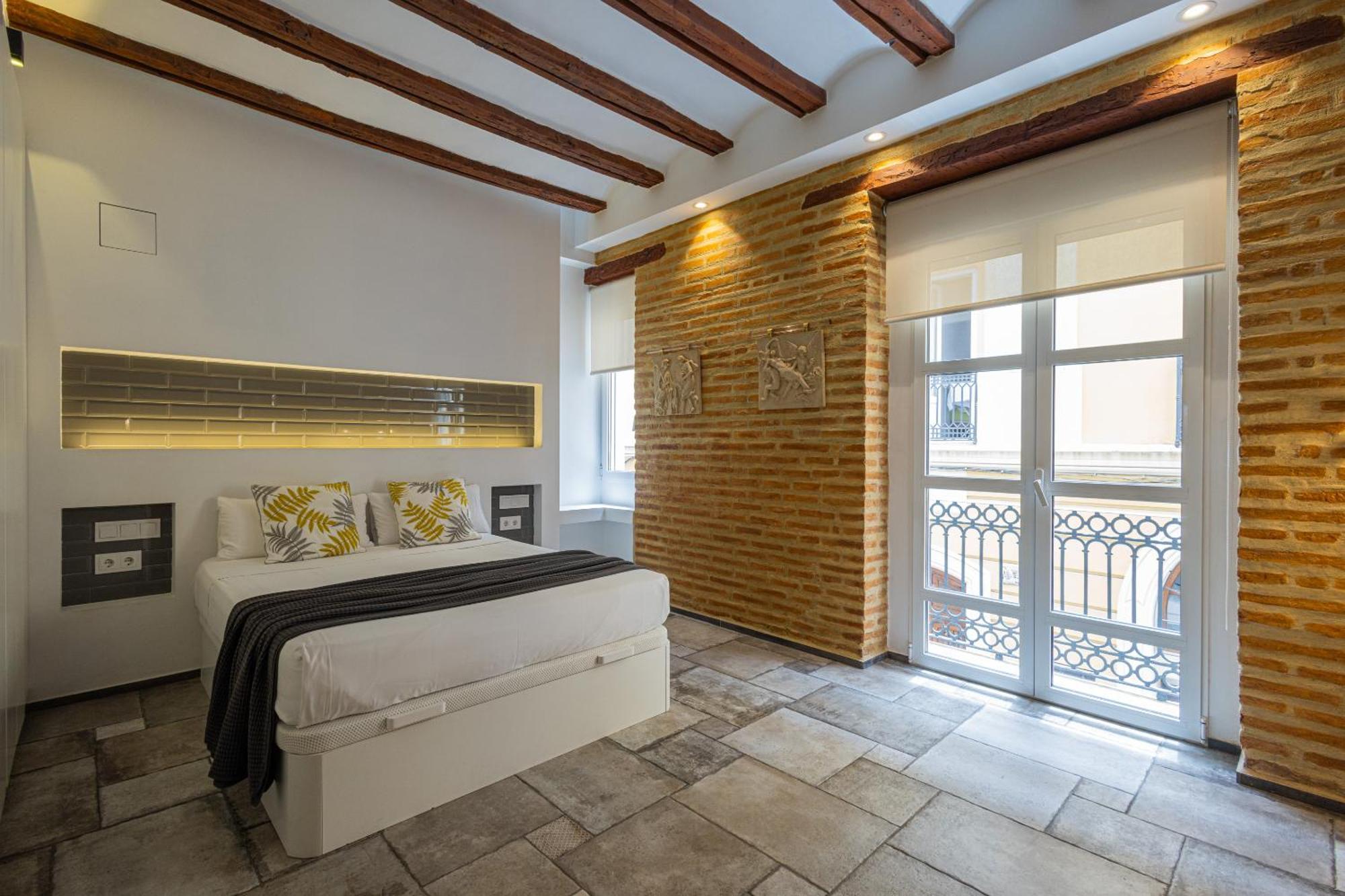 Ferienwohnung Florit Flats - Center Modern 1Br 2Bth Terrace Wi-Fi Ac Valencia Exterior foto