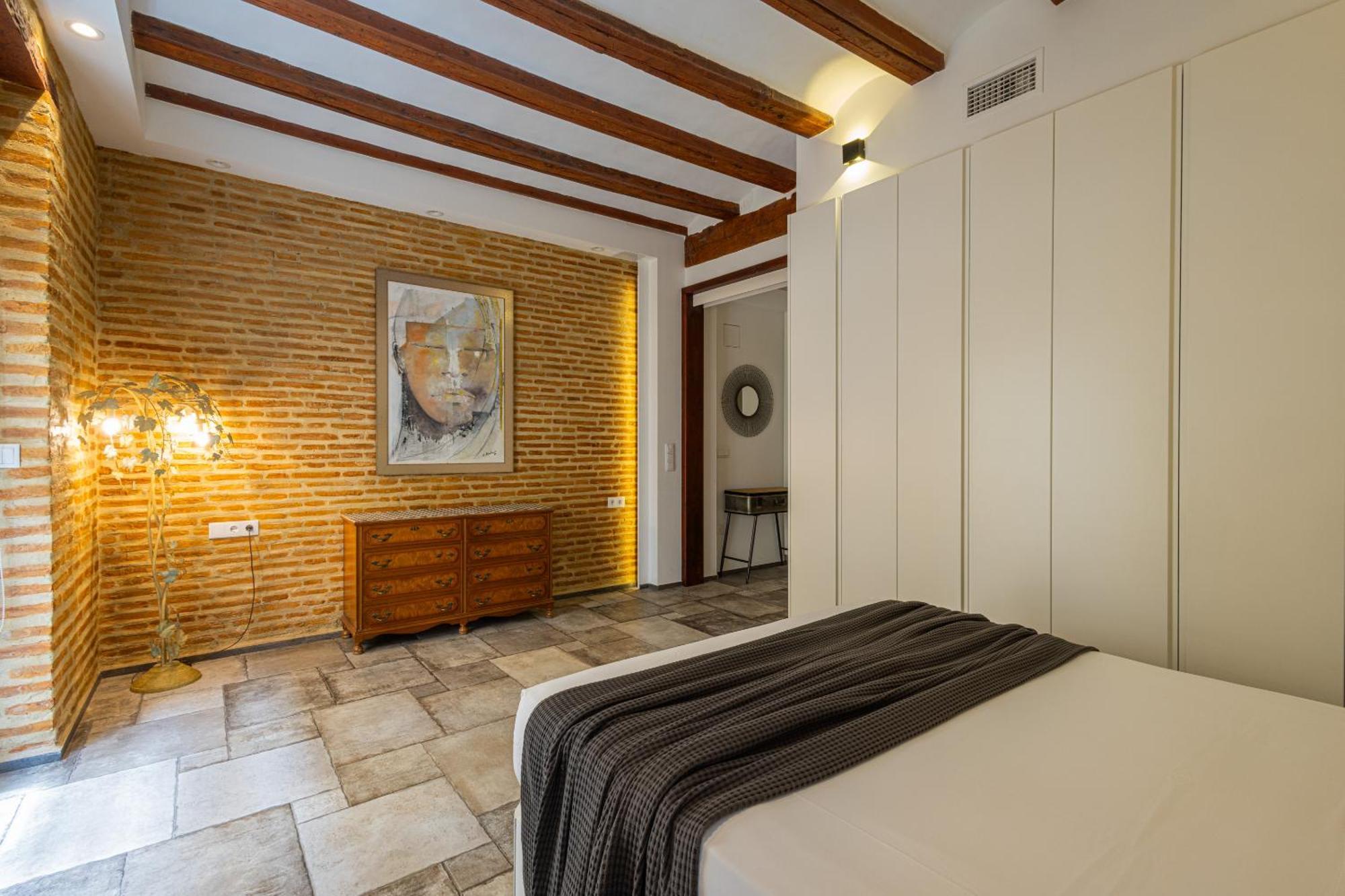 Ferienwohnung Florit Flats - Center Modern 1Br 2Bth Terrace Wi-Fi Ac Valencia Exterior foto
