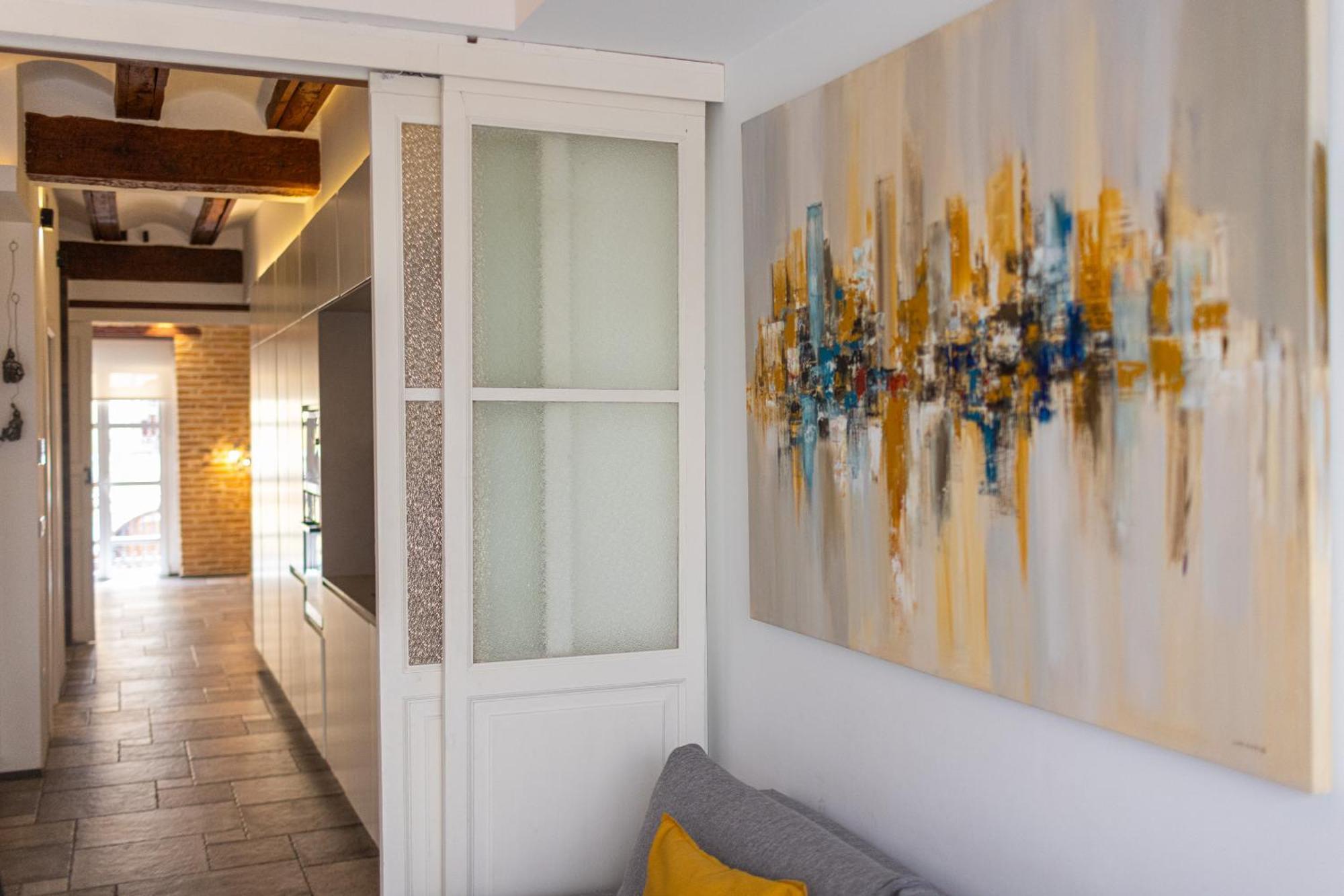Ferienwohnung Florit Flats - Center Modern 1Br 2Bth Terrace Wi-Fi Ac Valencia Exterior foto