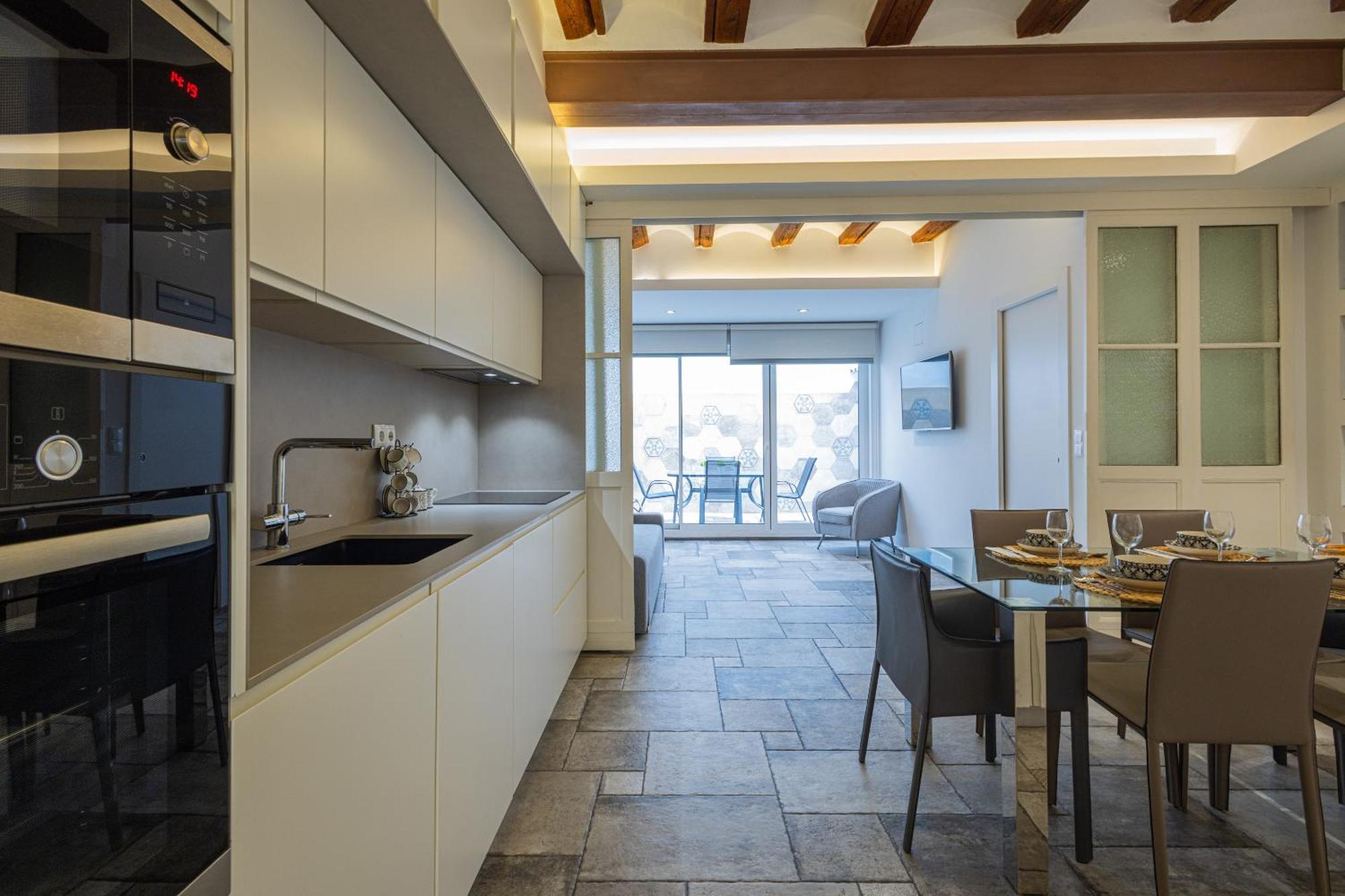 Ferienwohnung Florit Flats - Center Modern 1Br 2Bth Terrace Wi-Fi Ac Valencia Exterior foto